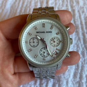 Michael Kors Ritz silver watch